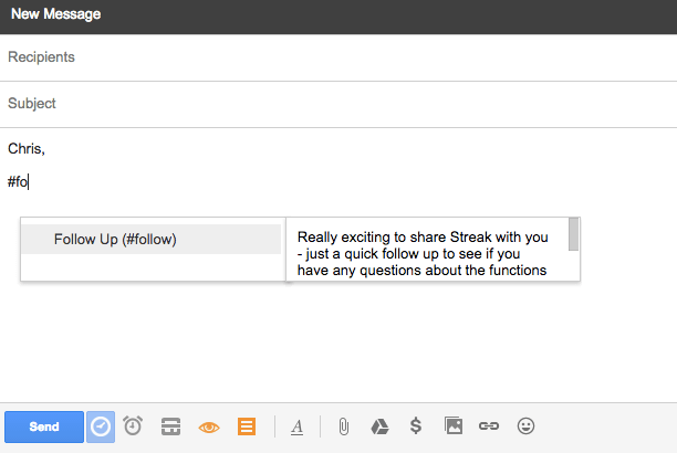 auto complete frequent texts in Gmail
