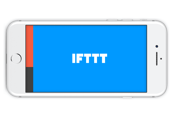 IFTTT recipe for iOS